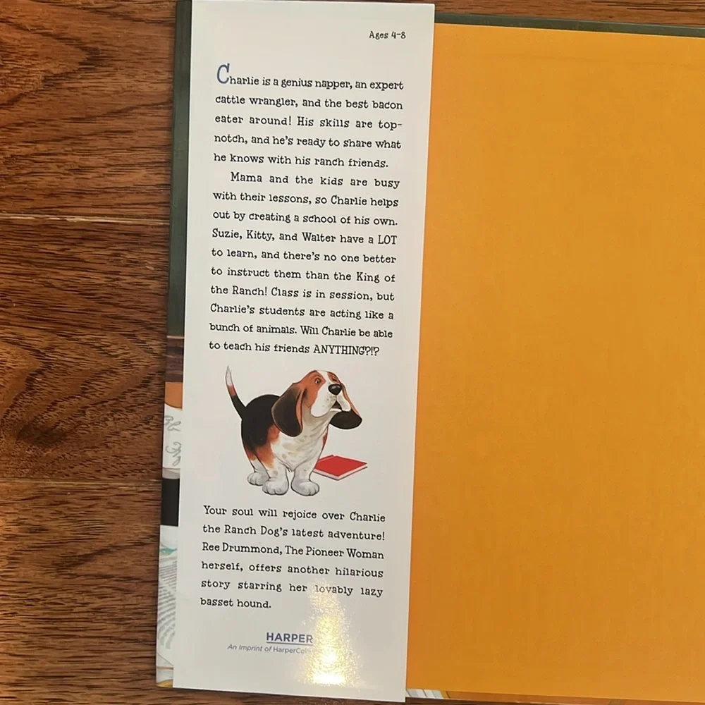 “Charlie Goes to School” Hardcover Book